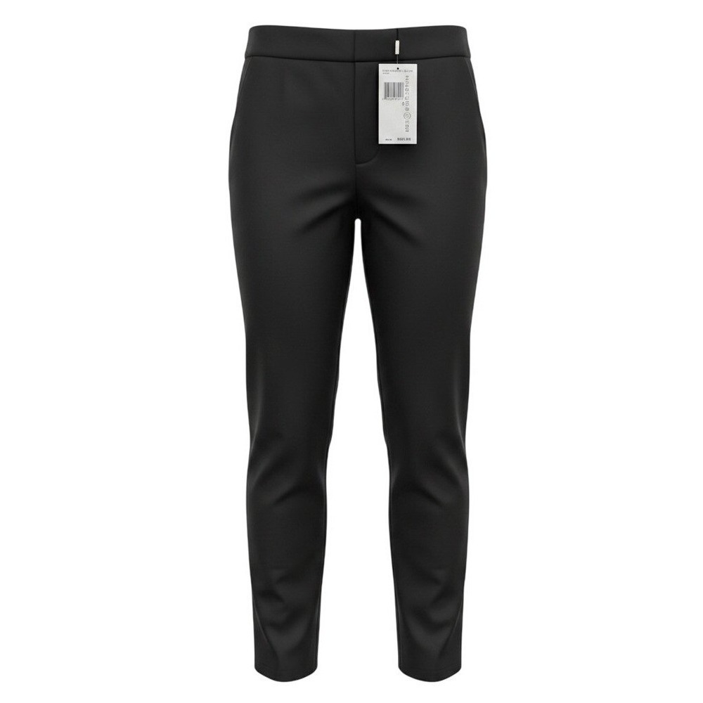 Max Studio Black Pull On Dress Pants Straight Leg Trousers NWT